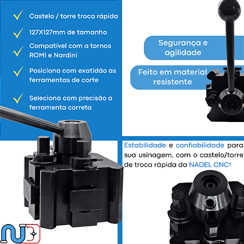 Tornos NARDINI - NADEL CNC Automação