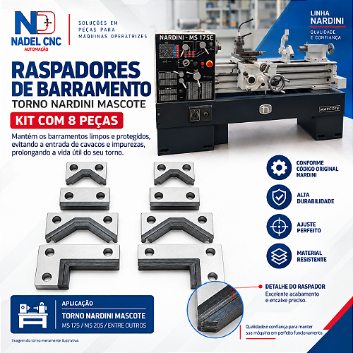 Tornos NARDINI - NADEL CNC Automação