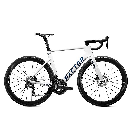 BICICLETA FACTOR O2 VAM 52 PRETA DURA ACE DI2 BLACK INC 28 / 33