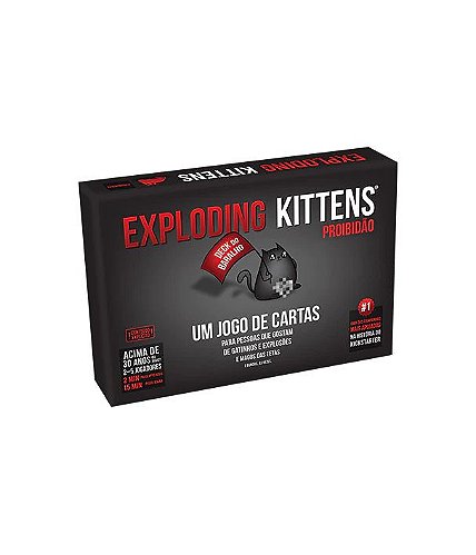 Jogo cartas exploding kittens streaking kittens expansao