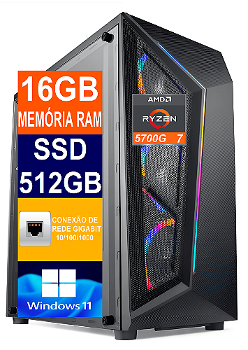 Processador AMD Ryzen 7 9700X, 8-Core, 16-Threads, 3.8GHz