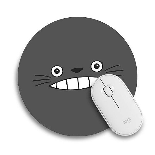 Mouse Pad Ergonomico Totoro Rosto Fofo Anime