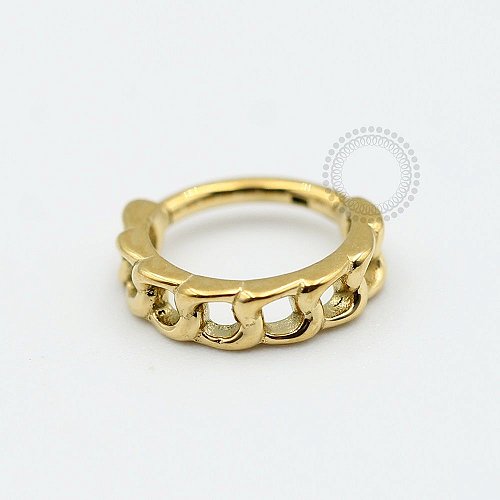 PVD40 Segmento Corrente Aço PVD Gold