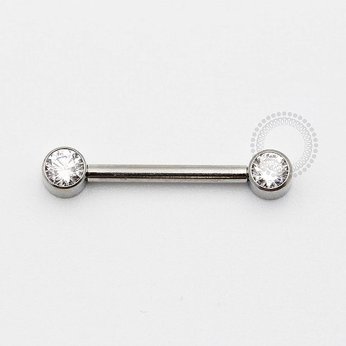 TN819 Nipple CZ Push Pin