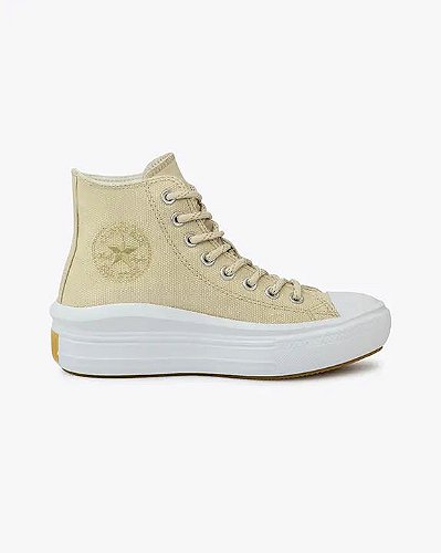 Tênis Converse All Star Chuck Taylor Ox Authentic Glam Bege