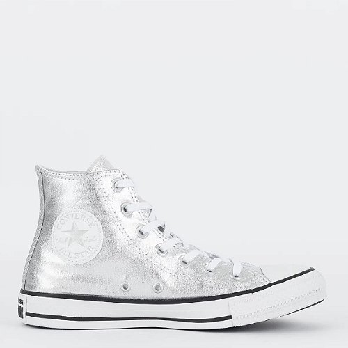 Tênis Converse Chuck Taylor All Star Monochrome Hi Branco Branco CT04470001