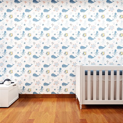 Papel de Parede Infantil Xadrez Aquarela Rosa - Provence Home & Baby -  Móveis, decoração, enxoval e utilidades.