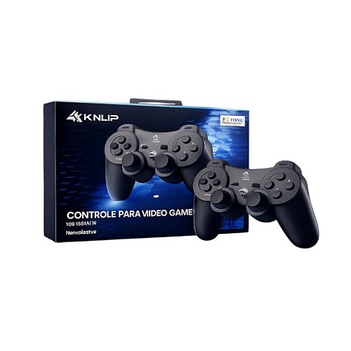 CONTROLE PARA JOGOS DE VIDEO GAME KNUP KP-CN700 - Gimix