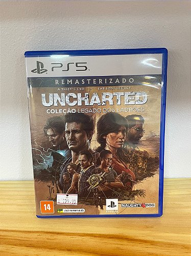 Uncharted 4 A Thief´s End P-S-4 Mídia Física Novo Lacrado