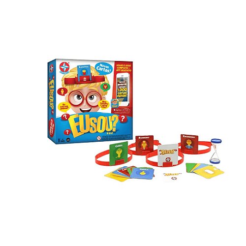 Jogo infantil eu sou original estrela aplicativo com novas cartas