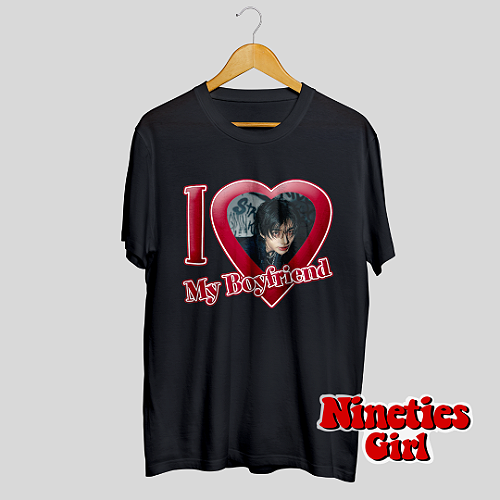 Camiseta - I Love My Boyfriend Han Stray Kids Dominate - Loja
