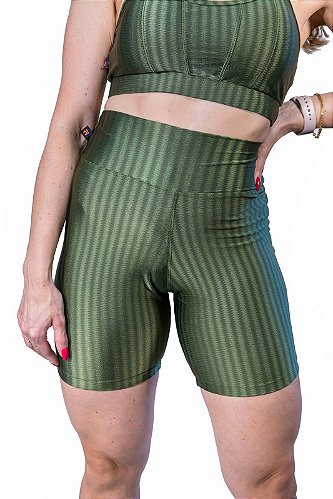 Legging Vip Shine Verde Militar - Personal Vip