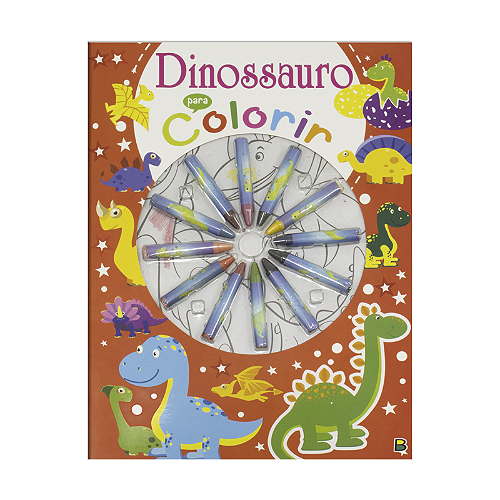 Livro Megakit Para Colorir Fantásticos Dinossauro Todolivro - Shopel  Papelaria