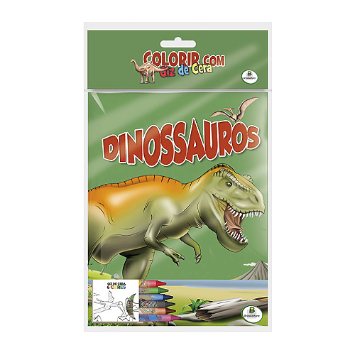 Livro Megakit Para Colorir Fantásticos Dinossauro Todolivro - Shopel  Papelaria
