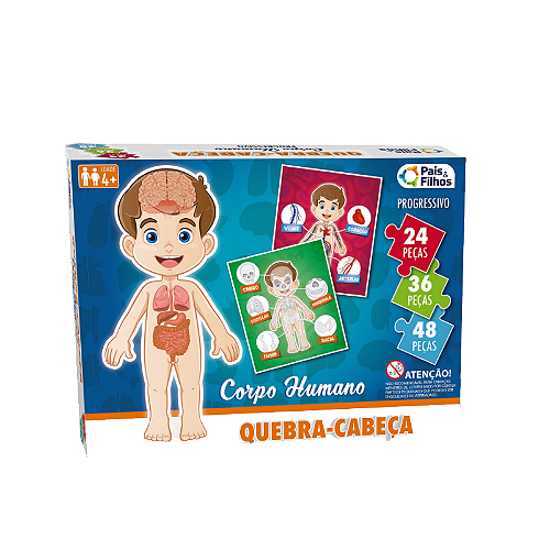 Quebra-Cabeça 150 Peças - Pais e Filhos - Button Shop