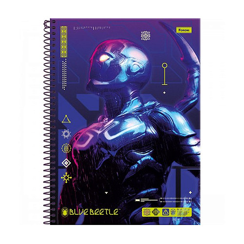 Caderno Espiral Univ Stitch Sorrindo 10Mat 160fls Foroni