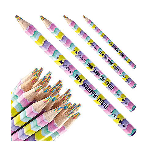 Lapis de cor rainbow metalizado tris - Shopel Papelaria Lapis de cor rainbow metalizado tris - Shopel Papelaria