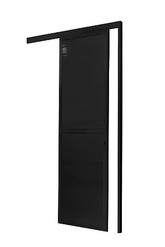 PORTA VENEZIANA CELEIRO PRETA COD. 3137 - C&B Portas e Janelas de