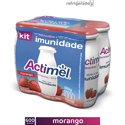 Balaio Supermercado  IOG DANONINHO ICE MIX MORANGO 70G