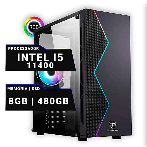 Pc Gamer Barato Intel I5 8gb Ssd 240gb Com Jogos Instalados