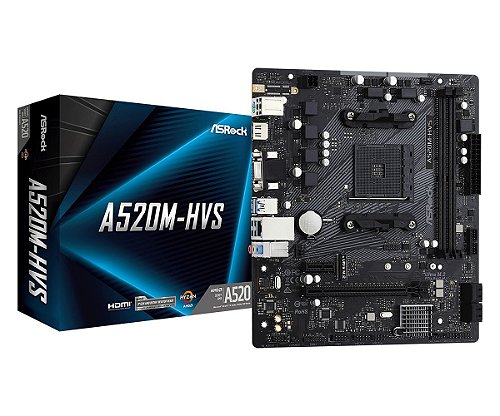 Kit Placa Mãe ASRock B450M Steel Legend + Processador AMD Ryzen 5