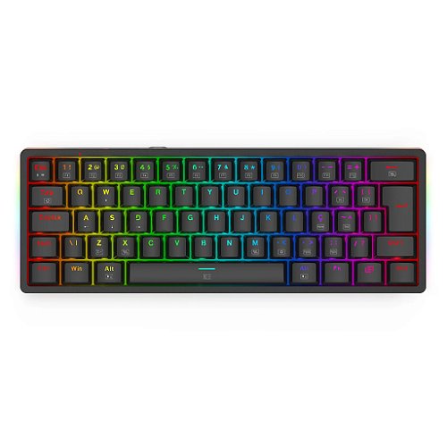Teclado Trust GXT877 Scarr Rainbow Switch Linear Red 23385 - BS