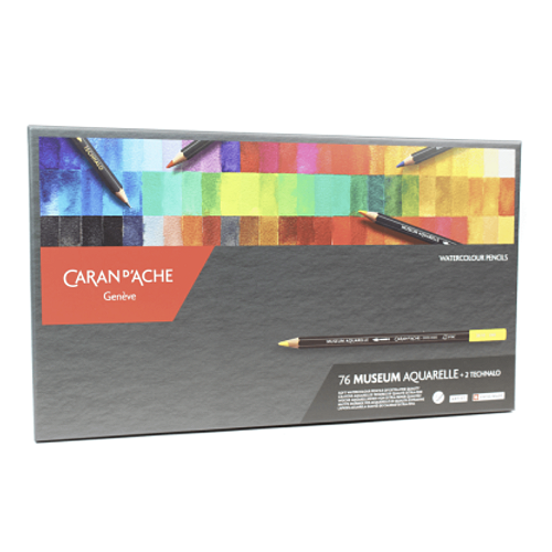 Estojo Metálico Museum Artist Caran d'Ache - 18 Cores + Lapiseira