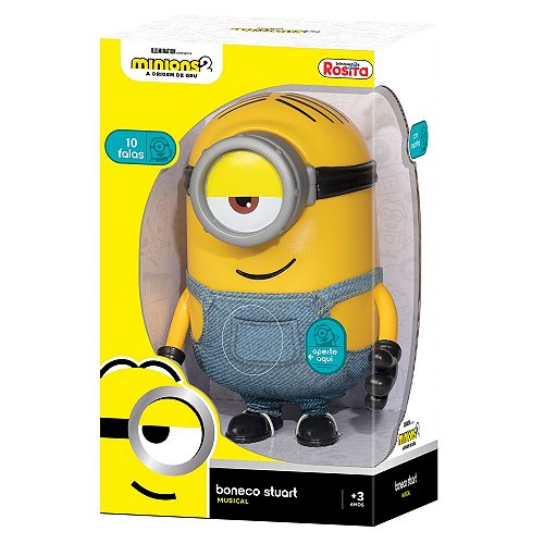 Jogo Infantil Educativo Da Memoria + Boneco Minions C/24,5cm