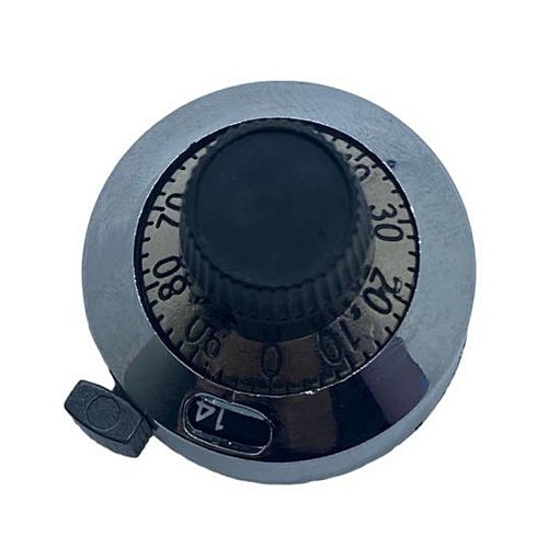KNOB REDUTOR VERNIER GW64/B-0 270° GRAUS - RS COMPONENTES