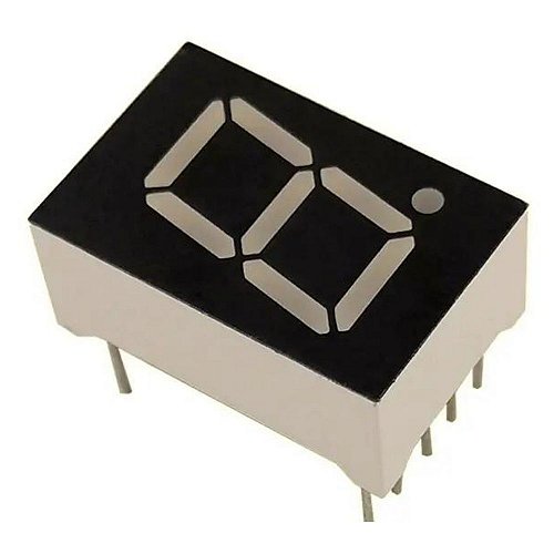 専用7点 DISPLAY 7 SEGMENTOS 0,56 VERMELHO ANODO COMUM - RS