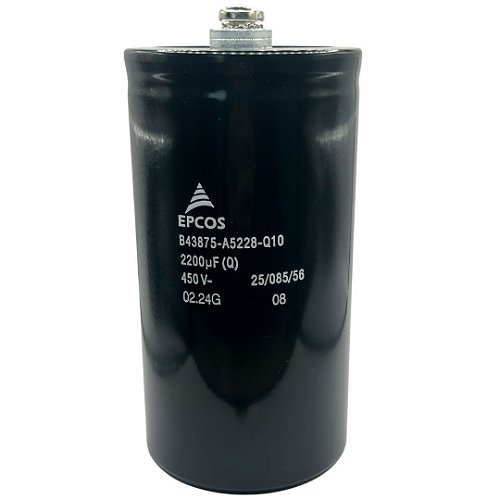 CAPACITOR GIGA B43876S9228Q1 2200UF 400V 50X130MM EPCOS - RS