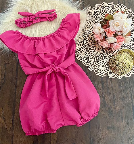 Vestido Temático Moana Bebê E 1 ano - PopKids Store Moda Infantil