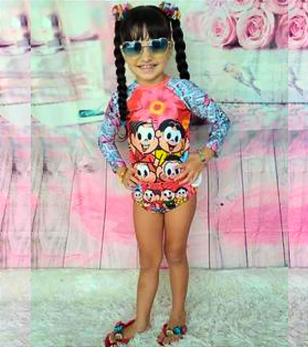 Conjunto Barbie Infantil Menina Moda Blogueirinha Roupas Top