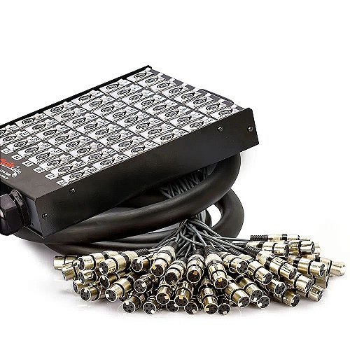 Medusa 16 Vias com Conectores XLR - Neutrik - Conexão sem limites
