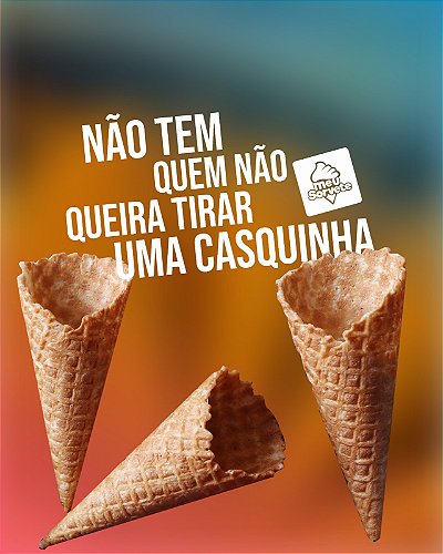 Caixa de Ovos para servir de apoio para casquinha de sorvete!