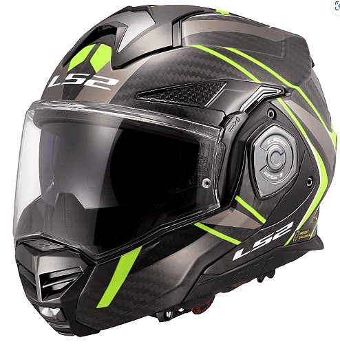 LS2 FF901 Capacete Advant X Carbon Future II Vermelho - Racing Pro
