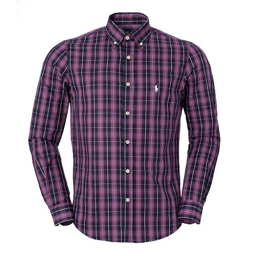 Camisa Social Masculina Ralph lauren - Micro Xadrez - SeaStreet