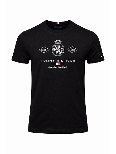 Camiseta Tommy Hilfiger Masculina Est 1985 Cor Marinho - Sea