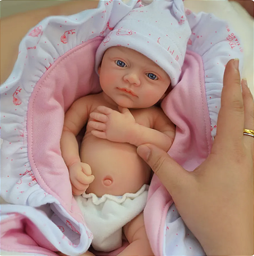 Bebe Reborn Menina Silicone Sólido Bem Molinho - Bebes Reborn e