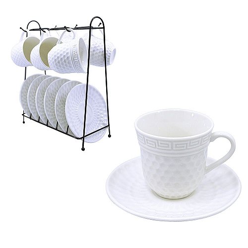 Jogo Para Chá e Café Durable Porcelana - Ideal Lar