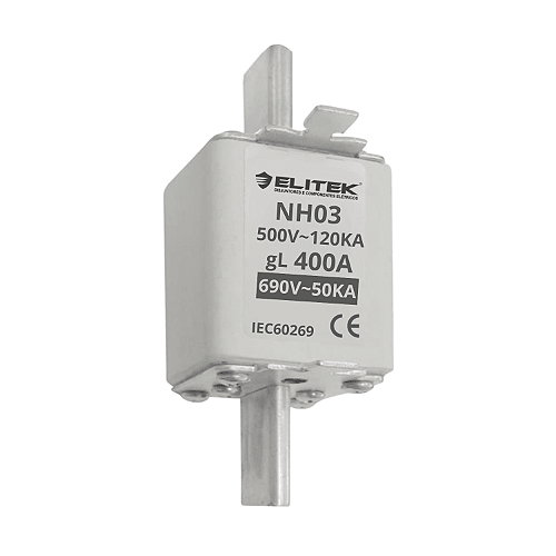 しあ Fusível Retardado NH03 425A 500V 120kA - TEE | Disfer - São - Disfer