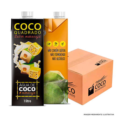 Gelo De Cocô Com Maracuja Caixinha 200ml Oferta Revenda