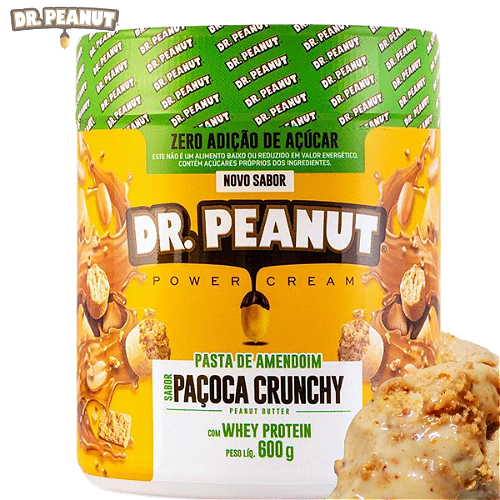 Kit 2X pasta de amendoim - dr peanut - 1KG-CHOCOLATE branco/brigadeiro em  Promoção na Americanas