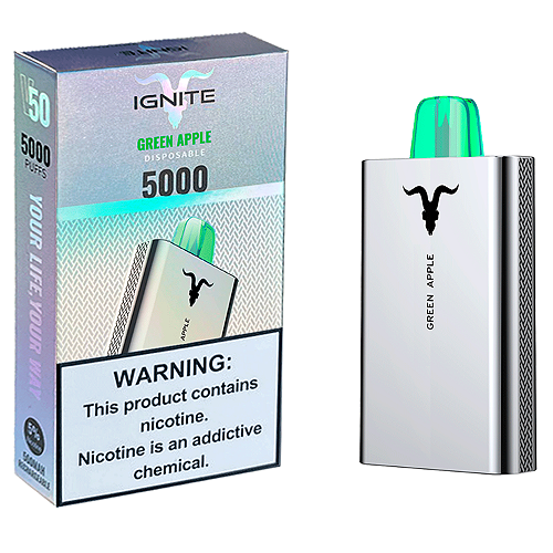 Ignite 5000 Puffs Menthol (V50) - Vapor Club Brasil