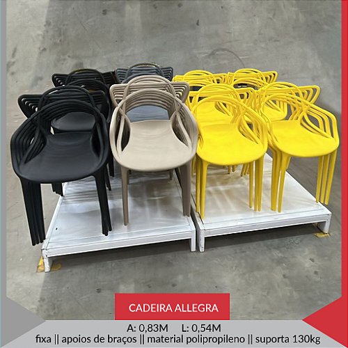 CADEIRA ALLEGRA — AMARELO