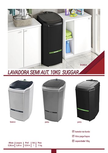 LAVADORA SUGGAR LAVAMAX ECO