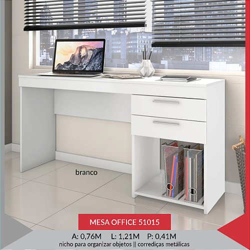 MESA OFFICE 51015 — BRANCO