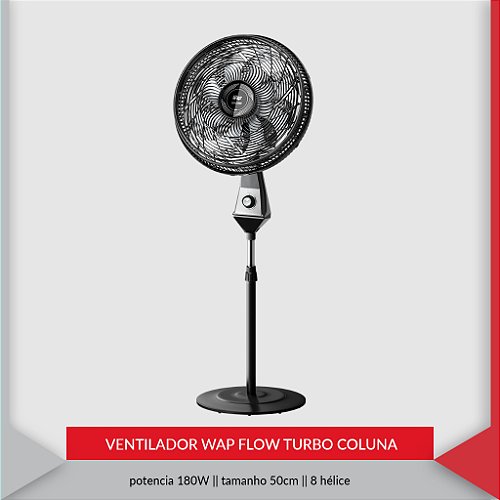 VENTILADOR COLUNA TURBO WAP — imagem 3
