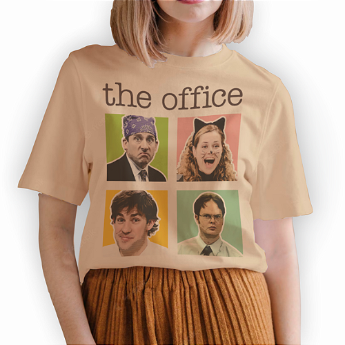 Camiseta camisa Dunder Mifflin The office Escritório 3 opções de cor