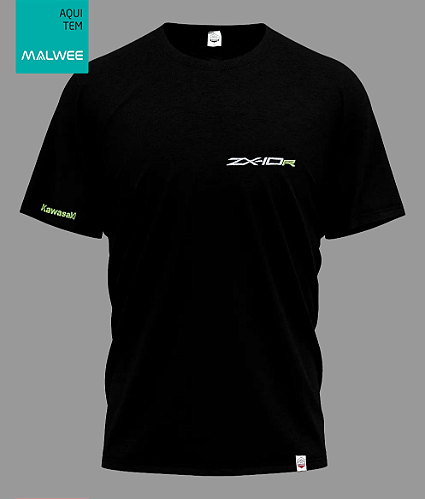 Vestuário - Moletom Kawasaki ZX10R Bordado - Preto - GearHead